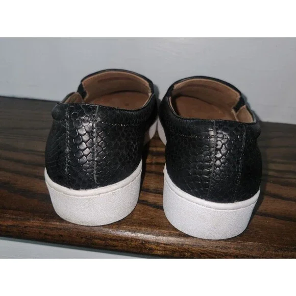 VIONIC Splendid Snake Slip-On Women's Comfort Sneaker-Black - Size 7 - Picture 12 of 15